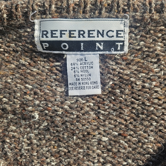 Womens Reference Point crop sweater - Picture 3 of 3